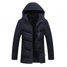 MIACAWOR New 2018 Men Jacket Coats Thicken Warm Winter Jackets Casual Men Parka Hooded Outwear Cotton-padded Jacket J468