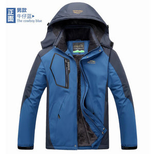 Men's Winter Inner Fleece Jacket Men Outwear Sportswear Warm Brand Coats Parkas Male Waterproof Windbreaker Thermal Jackets