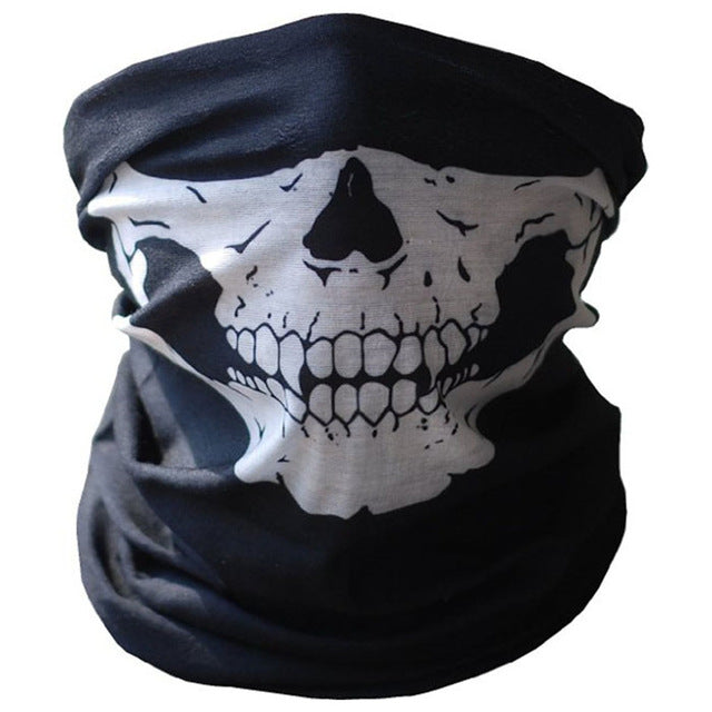 Halloween Scary Mask Festival Masks Skeleton Outdoor Motorcycle Bicycle Multi Masks Scarf Half Face Mask Cap Neck Ghost