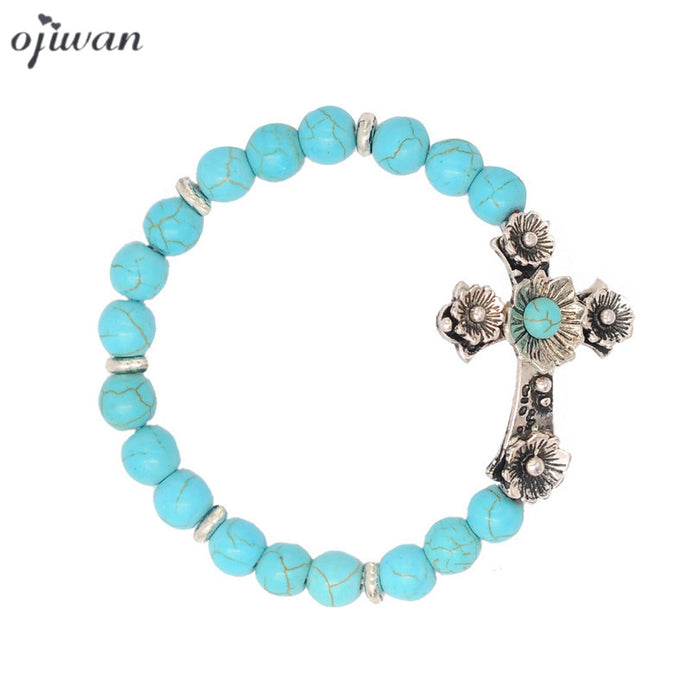 Beaded Navajo Bracelet - 64 Corp