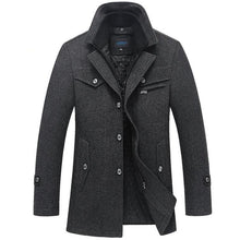 Winter Coat Men Long Wool Thick Windbreaker Woolen Overcoat Casaco Masculino Palto Jaket Men's Casual Trench Peacoat 4XL Jackets