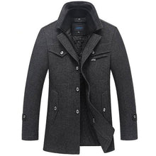 Winter Coat Men Long Wool Thick Windbreaker Woolen Overcoat Casaco Masculino Palto Jaket Men's Casual Trench Peacoat 4XL Jackets