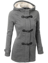 Women Trench Coat 2018 Spring Autumn Women's Overcoat Female Long Hooded Coat Zipper Horn Button Outwear