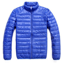 2018 New Men Winter Jacket Ultra Light 90% White Duck Down Jackets Casual Portable Winter Coat for Men Plus Size Down Parkas