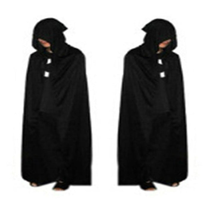 Gothic Hooded Stain Cloak Wicca Robe Witch Larp Cape Women Men Halloween Costumes Witche Vampires Fancy Party
