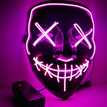 LED Light Mask Up Funny Mask from The Purge Election Year Great for Festival Cosplay Halloween Costume 2018 New Year Cosplay
