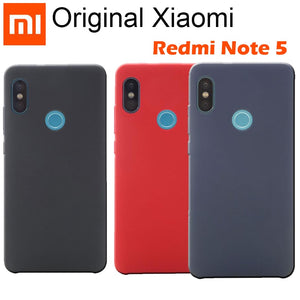 Original Xiaomi Redmi Note 5 Pro Case Cover 5.99" Snapdragon636 Phone Back Case Global Silione Soft fiber Redmi Note 5 Note5 pro
