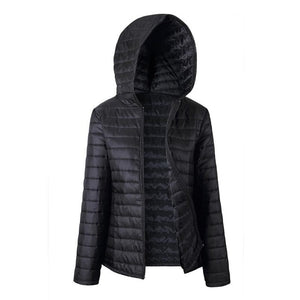 Plus size Autumn Bomber Women Jacket 2018 Fashion Ladies Zipper Outwear Female Clothing Black Women Hooded Jacket AJT599