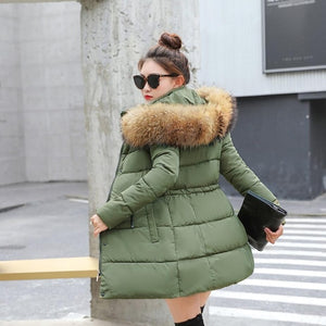 Winter Jacket Women New 2018 Coats faux fur coat Female Parka black Thick Cotton Padded Lining Ladies manteau femme hiver