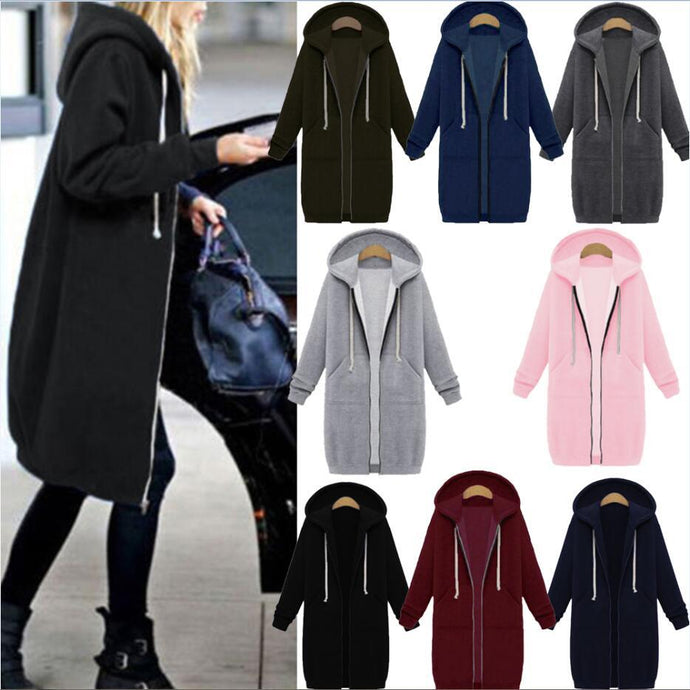 2018 Autumn Winter Coat Women Jacket Plus Size 5XL Ladies Retro Zipper Up Bomber Women Jacket Hat Casual Coat Outwear