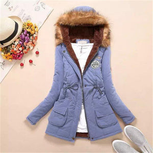 New Long Parkas Female Womens Winter Jacket Coat Thick Cotton Warm Jacket Womens Outwear Parkas Plus Size Fur Coat 2018