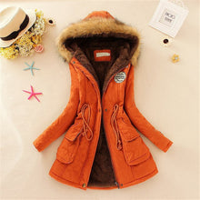 New Long Parkas Female Womens Winter Jacket Coat Thick Cotton Warm Jacket Womens Outwear Parkas Plus Size Fur Coat 2018