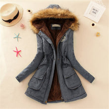 New Long Parkas Female Womens Winter Jacket Coat Thick Cotton Warm Jacket Womens Outwear Parkas Plus Size Fur Coat 2018