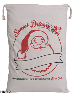 32 Styles Christmas Gift 2018 Santa Sacks 1pc Drawstring Canvas Santa Sack Xmas Canvas Bag Large Santa Claus Gift Bag Handmade