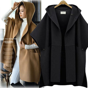 2018 Autumn Winter Jacket Women Bat Sleeved Cardigan Coat Women Plus Size 4XL Manteau Femme Hiver Jacket Outwear