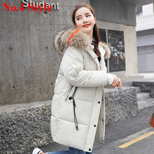 Plus Size Winter Jackets Women Coats Big Fur Collar Hooded Down Jacket Warm Long Parka Women Thicken Cotton Jackets 2018 New