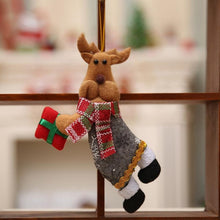 Merry Christmas Ornaments Gift Santa Claus Snowman Tree Cloth Toy Doll 18*10CM Christmas Decorations Hang Enfeites De Natal nt#