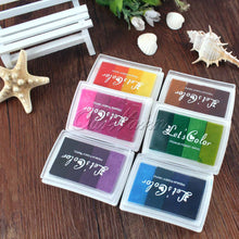 Multicolour Creative DIY Oil Rubber Stamps Ink Pad for Wedding Decoration Party Favors and Gifts Craft Supplies Fingerprint Tree - 64 Corp