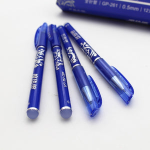 2 Colors 0.5mm Business Kawaii Erasable Pilot Pen Gel Ink Pen School Office Writing Drawing Supplies Student Stationery Muji Pen