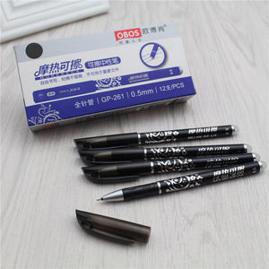2 Colors 0.5mm Business Kawaii Erasable Pilot Pen Gel Ink Pen School Office Writing Drawing Supplies Student Stationery Muji Pen