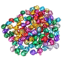 100PCS Gold Silver Color Jingle Bells Iron Loose Beads Small DIY Craft For Festival Party Christmas Tree Decorations